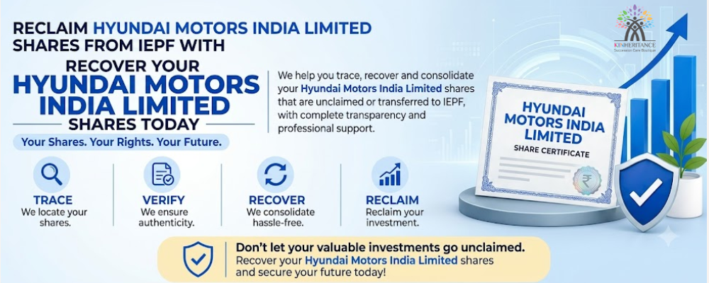 Reclaim Old Hyundai Shares FROM IEPF by Kinheritance